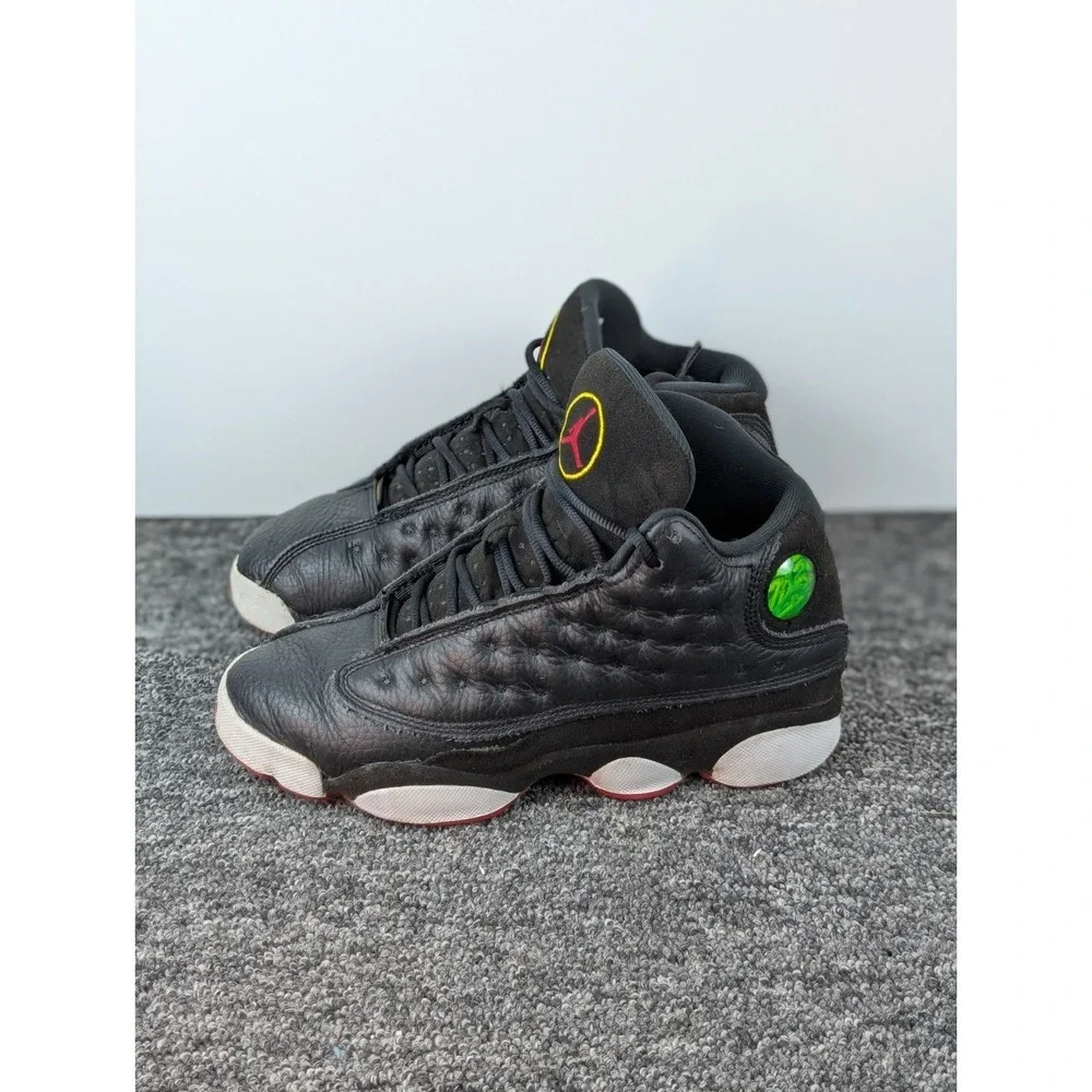 Nike Air Jordan 13 Retro Playoff Youth Shoes Size 4Y Kids Black Red DJ3003-062